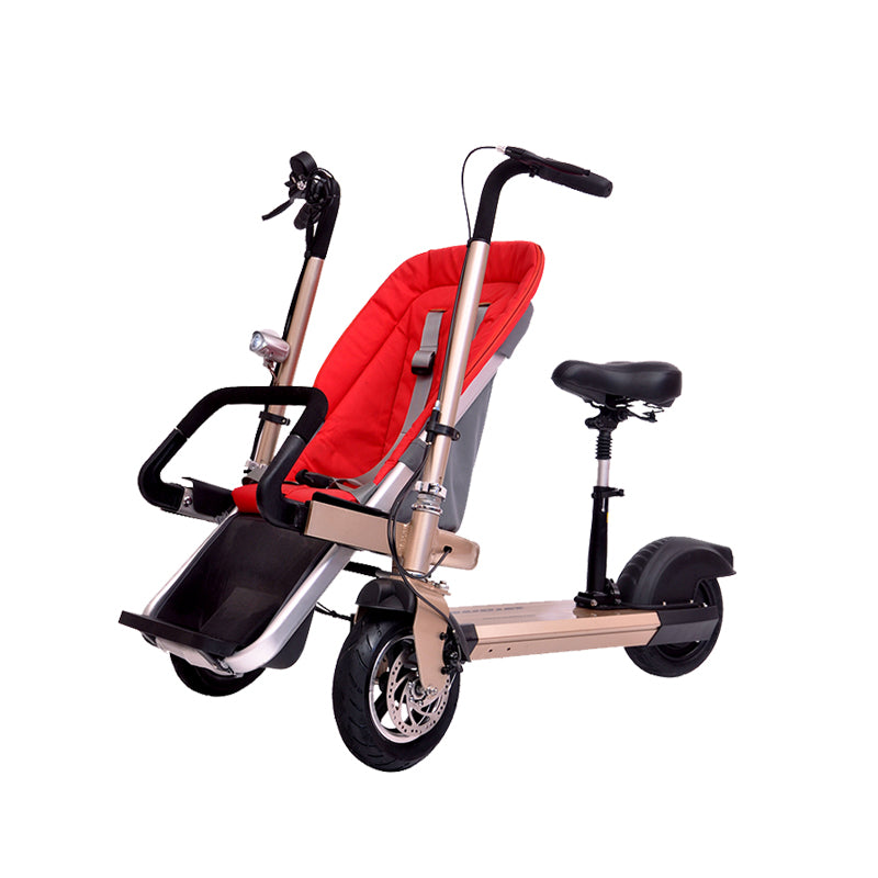UOZINEXL electric baby stroller Scooter The 48V 350W motor bears 300 kg.Strong climbing.
