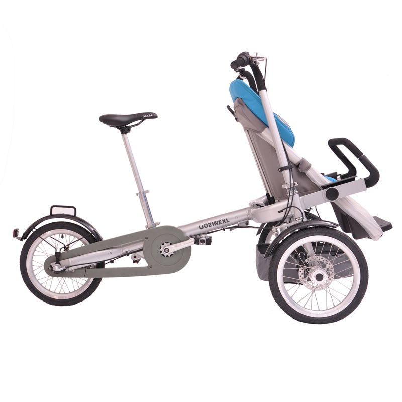 UOZINEXL 7 BABY STROLLER BIKE  FAMILY BIKE CARGO BIKE A bicycle that transforms into a stroller