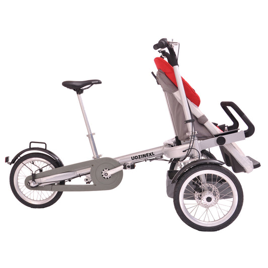 UOZINEXL 7 BABY STROLLER BIKE  FAMILY BIKE CARGO BIKE A bicycle that transforms into a stroller